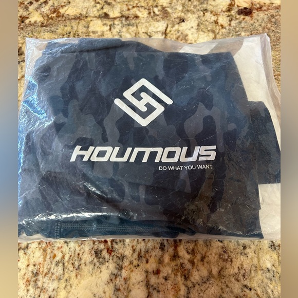 🔥3/$10🔥New Houmous leggings- XL- blue camouflage - Picture 8 of 9